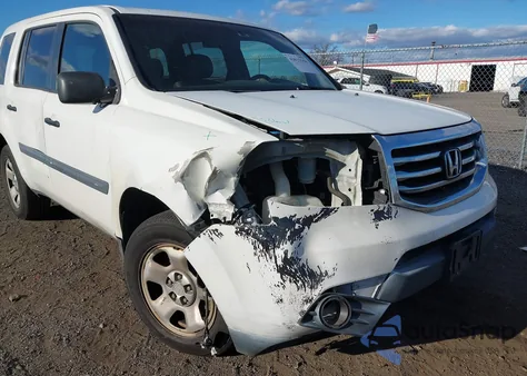 2012 Honda Pilot Lx from USA, damaged, VIN 5FNYF3H23CB013033